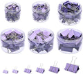 Temiary 208 Pcs Metal Binder Clips, Micro Binder Paperwork Clip, Morandi by Temiary