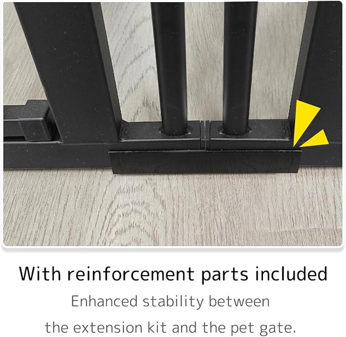 Lumizone Extra Tall Cat Gate Extension Kit 61.02" High Pressure Mounted 2025 - Image 4