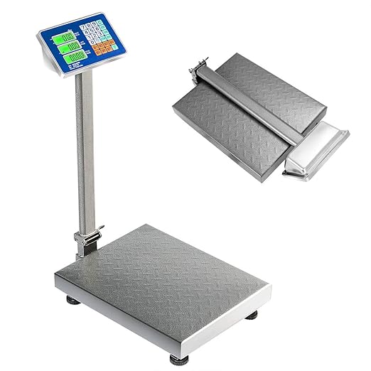 Giantex 660lbs Weight Computing Digital Scale Floor Platform Scale by Giantex