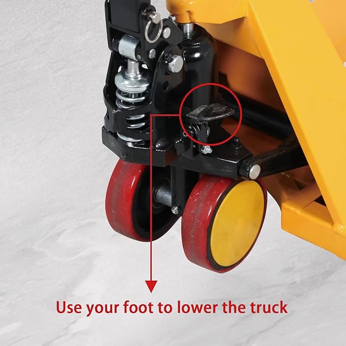 Tory Carrier Mini Hand Pallet Jack Truck, 2200 Lbs Capacity, 31.5" Lx15 W Fork - Image 8
