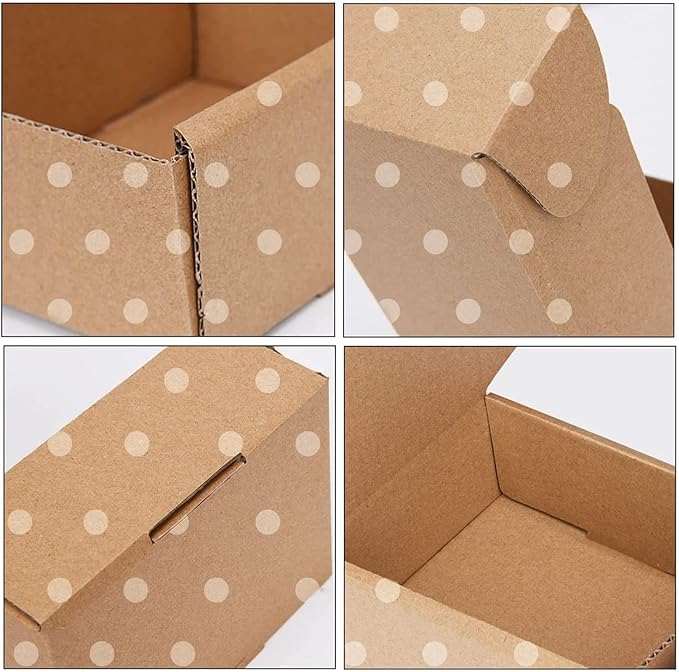 Green Recyclable Cardboard Small Gift Mailer Boxes - Image 6