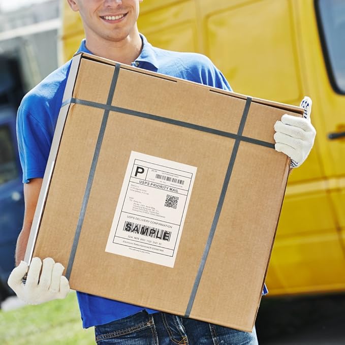 Half Sheet Self Adhesive Shipping Label - Image 6