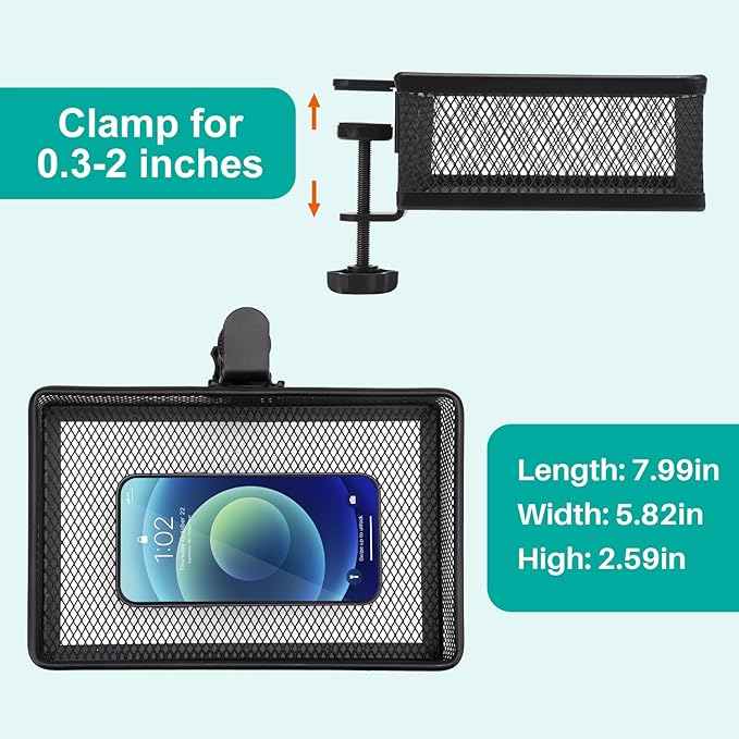 Clip-on Drawer organizers, desk organizer, can be clipped around the table to - Image 6