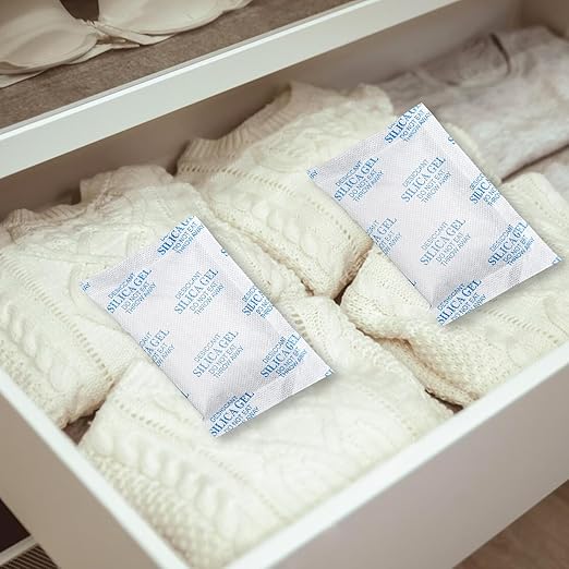 Moisture Absorbers – 100 Gram 36 Packs Silica Gel Packets, Desiccant Packs - Image 7