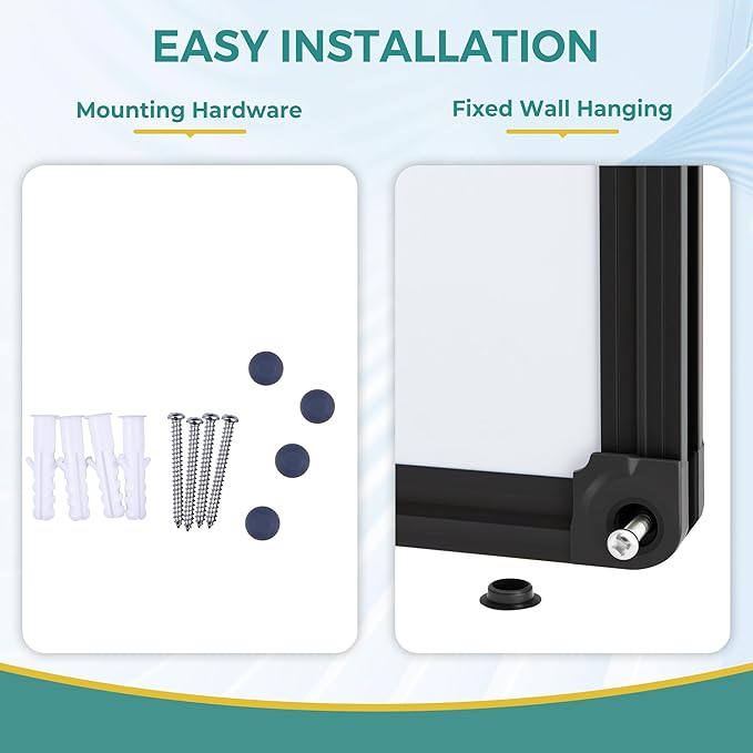 Magnetic Dry Erase Board 60x36 Inches, Large Wall Mount Whiteboard - Image 5