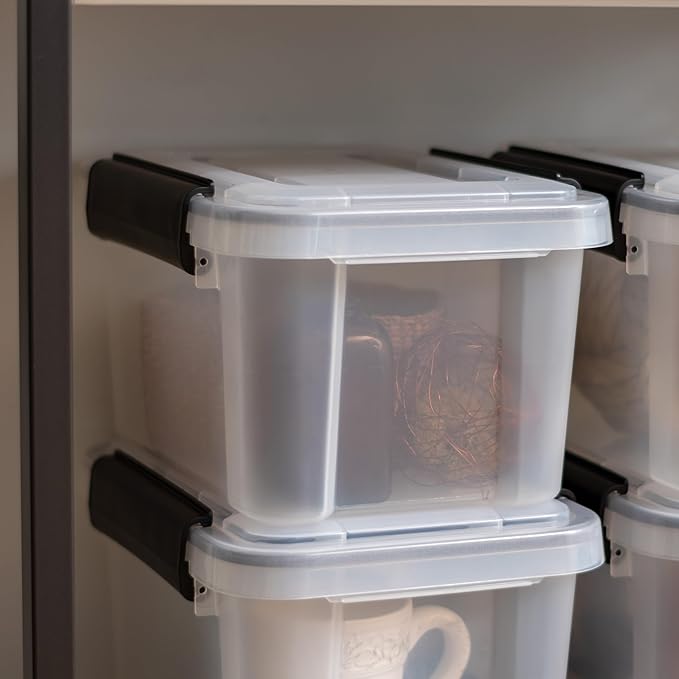 IRIS USA WeatherPro 6 Qt Storage Bins - Image 5