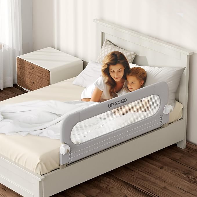 Folding Bed Rail for Toddlers, Baby Bed Rail Guard - Image 7