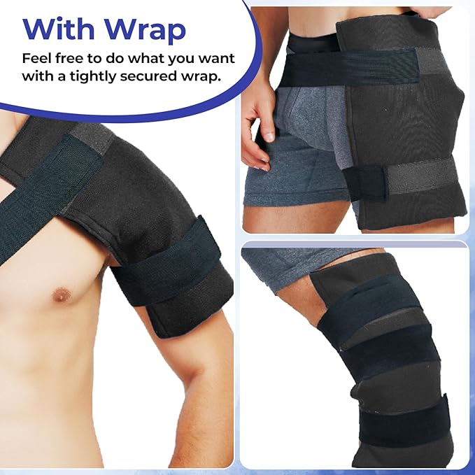 Ice Packs for Injuries 14" X 11": Ohuhu Hot Cold Gel Ice Pack X-Large Reusable - Image 4
