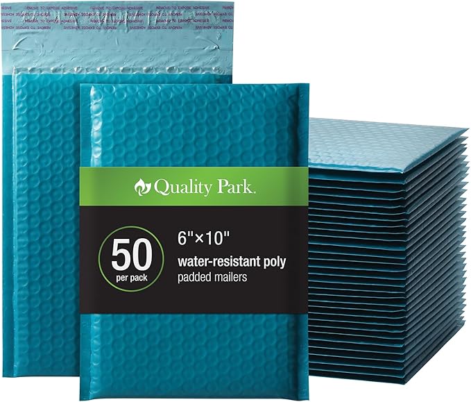 Quality Park Bubble Mailers, 6 x 9 Inch, Padded Envelopes, Shipping Envelopes by Quality+Park