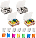 100PCS Silver White Binder Clips, Work by Lzzabo