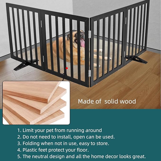 ZJSF Freestanding Indoor Dog Gate - Image 6
