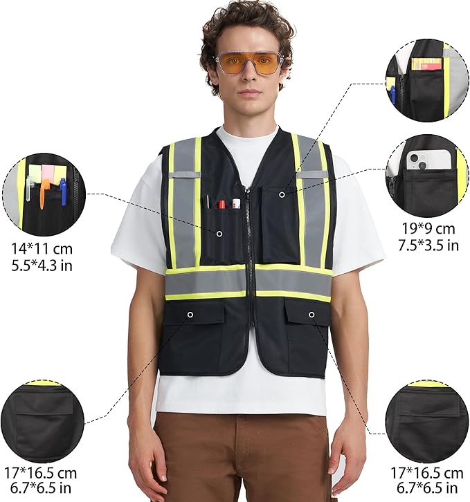 A-KSAFETY High Visibility Safety Vest - Image 2
