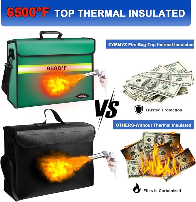 6500°F Large Fireproof Document Organizer - Image 4