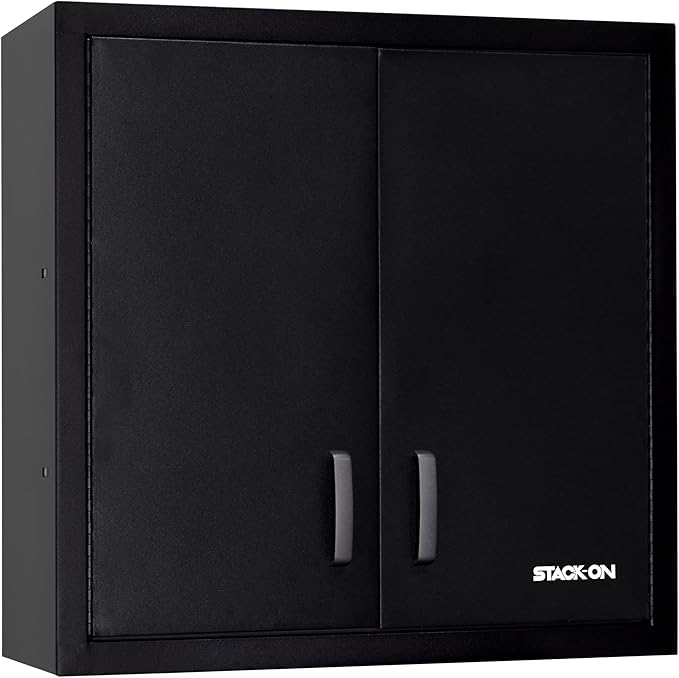 Stack-On Welded Steel 2-Door Wall Cabinet, Magnetic Door Closures & by StackOn