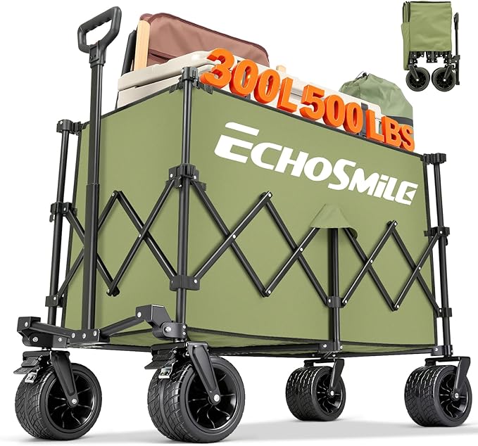 EchoSmile Collapsible Foldable Extended Wagon by EchoSmile