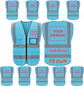 BeautyWill Custom Logo Safety Vest Class2 High Visibility Reflective Vest by BeautyWill