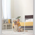 Extra Wide Baby Gate 30.11-77.36", Ultra Narrow 1.37" Spacing Dog Gate indoor by AIKSIWAI