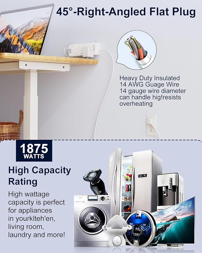10FT Heavy Duty Extension Cord - Image 5