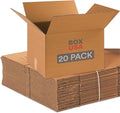 BOX USA Moving Boxes Medium 18"L x 14"W x 12"H 20-Pack by BOXUSA