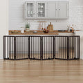 Dog Gate for Doorways 32" Tall Freestanding Dog Gate for Stair Foldable Pet by MinoKesper