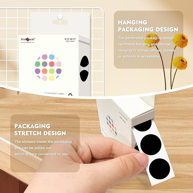 PARLAIM 3/4 Inch Color Coding Label Stickers - Image 3