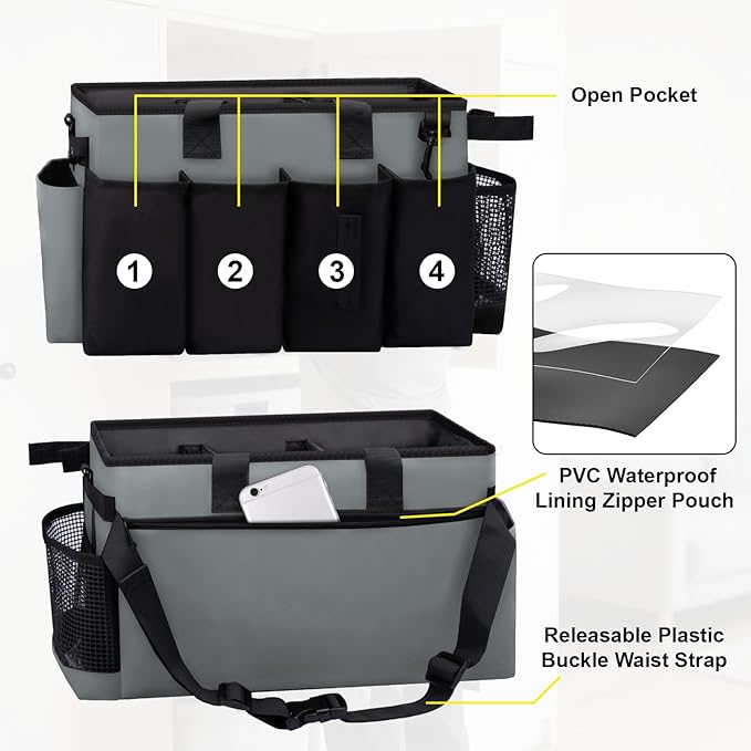 Wearable Large Cleaning Caddy Bag - Image 3