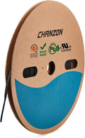 Chanzon 2:1 Ratio - 80Ft Roll - 3/16" Heat Shrink Tubing 2:1 Black Polyolefin by Chanzon