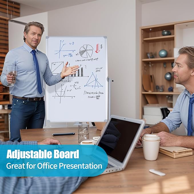 Double-Sided 40" x 28" Mobile Whiteboard - Image 6