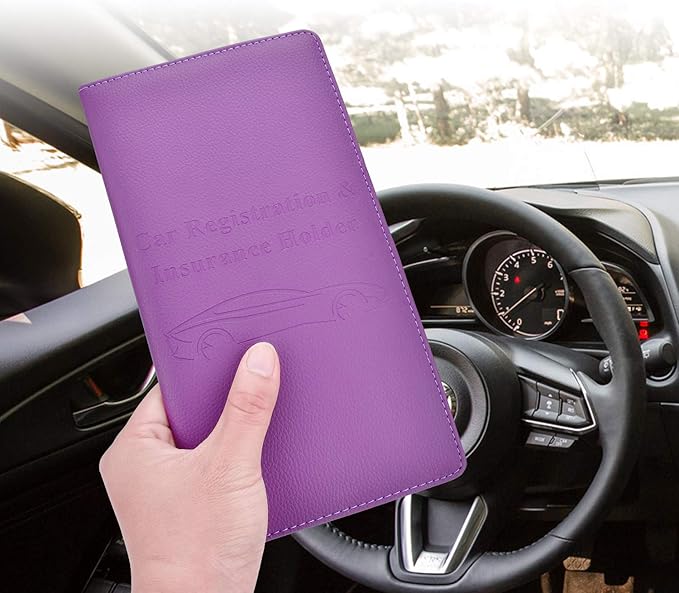 Cacturism Car Registration and Insurance Card Holder, Vehicle Glove Box Car - Image 8