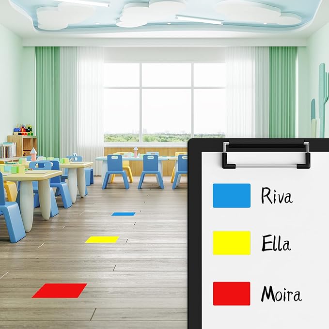 Rectangle Labels Sticker 3×5 Inch Vinyl Floor Stickers Color Coding Name Tags - Image 5