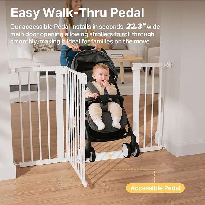 Cumbor 29.7"–51.5" Extra Wide Baby Gate - Image 8