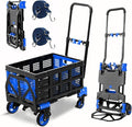 2 in 1 Hand Truck Dolly Foldable, 330LB Folding Hand Truck Heavy Duty Carrying by Unknown