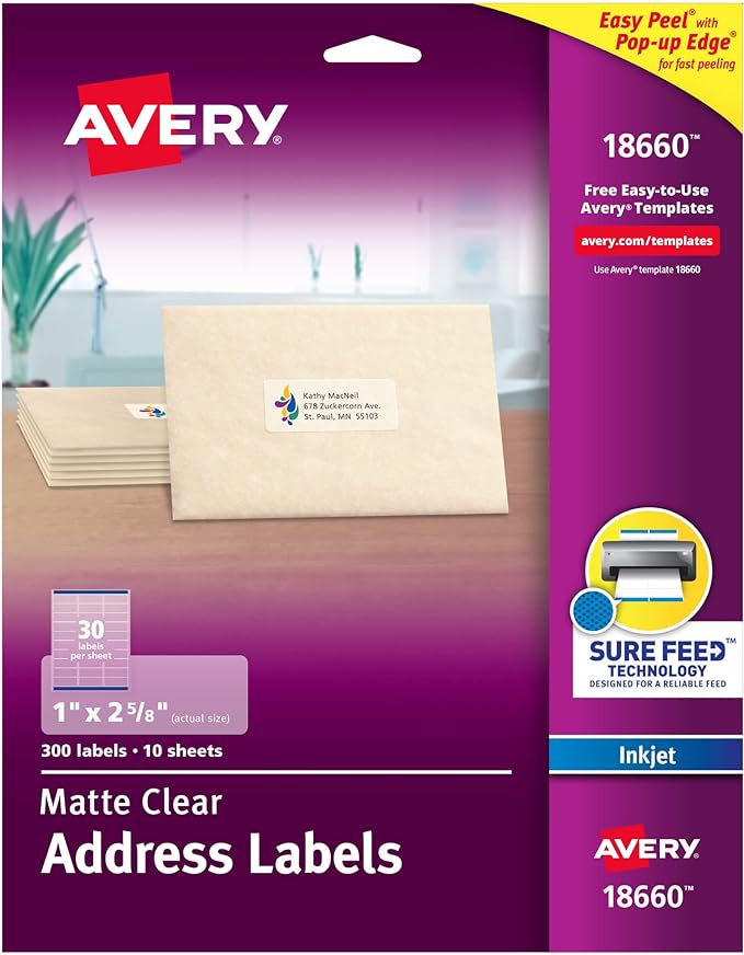 Avery Printable Address Labels by Avery