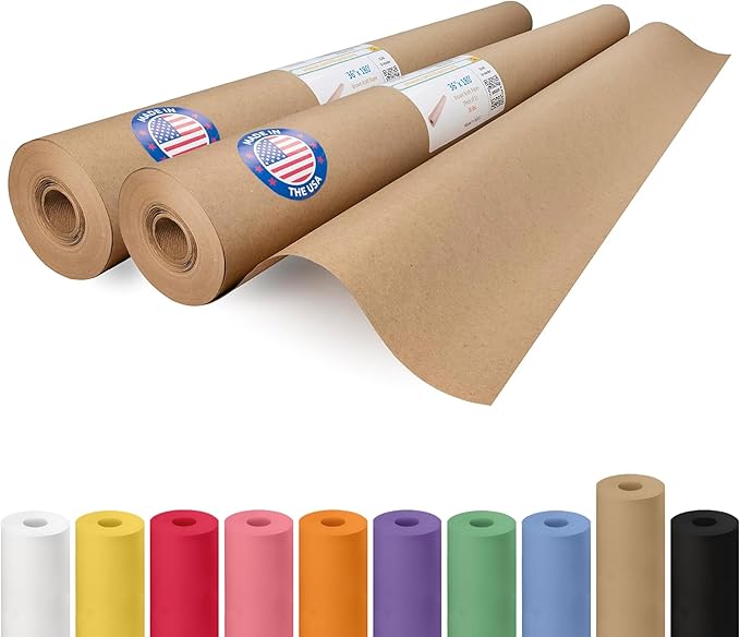 Brown Kraft Paper Roll 36" x 2160", Crafts/Arts by IDLPackaging