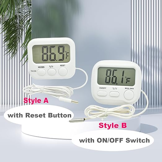 Small Digital Thermometer TA358 Celsius/Fahrenheit Temperature Indoor/Outdoor - Image 3