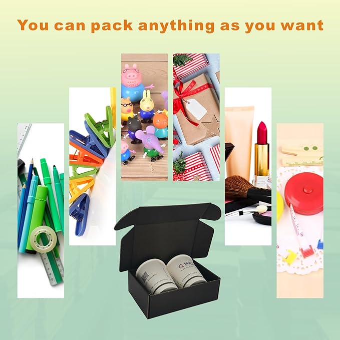 50 Pack 6x4x2'' Small Shipping Boxes, Corrugated Cardboard Mailers - Image 6
