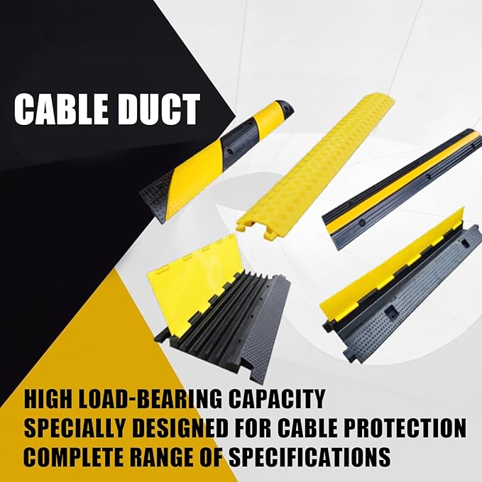 Hose Protector – Rubber Traffic Cord Ramp, Weather-Resistant Heavy-Duty Cable - Image 5