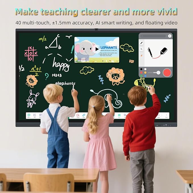 65" Smart Board Google EDLA-Certified 4K Interactive Whiteboard SmartBoard - Image 7