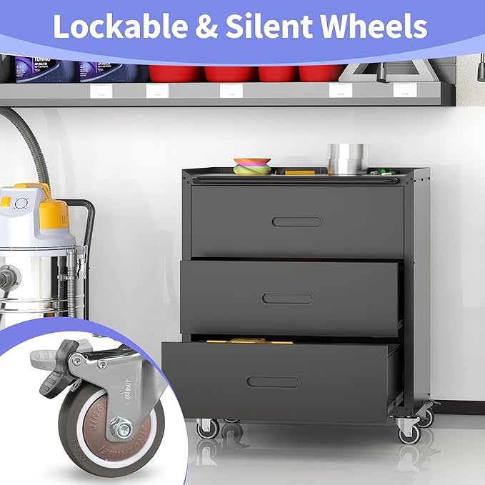 Metal Garage Storage Cabinet - Image 4
