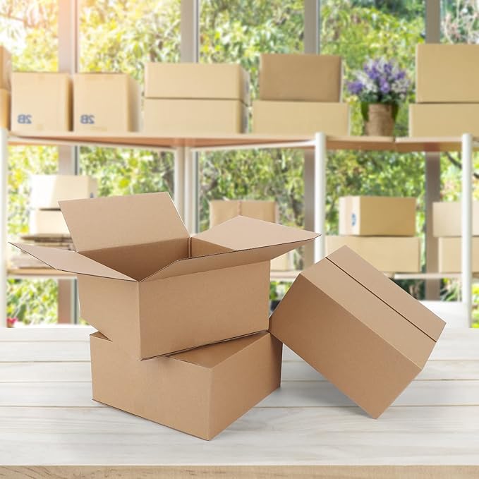 CRUGLA 40 Packs 8x8x4 Shipping Boxes Corrugated Cardboard Boxes Mailers - Image 6