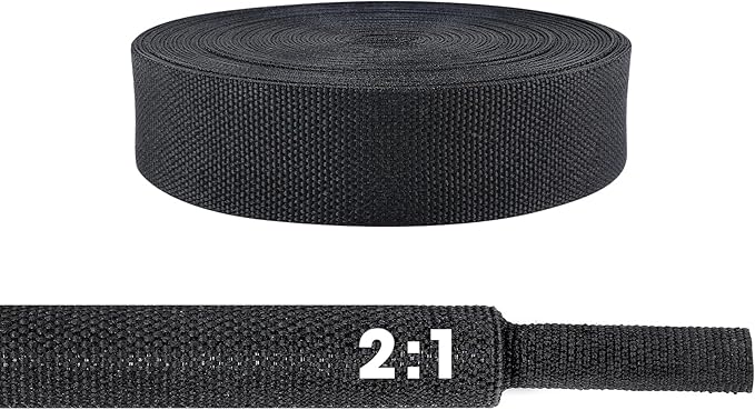 2 to 1 Heat Shrink Braided Sleeving 1/2" by Sunnarepoon