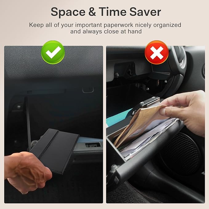 CoBak Leather Car Registration and Insurance Holder - Image 8