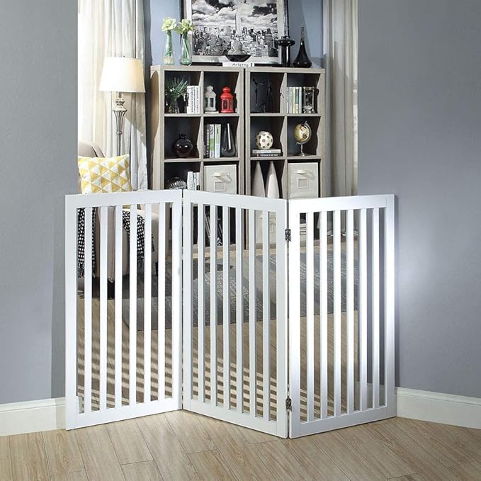 unipaws 36”H Free Standing Pet Gate - Image 2