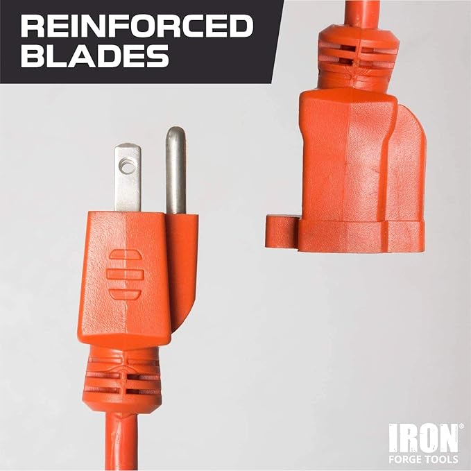 IRON FORGE CABLE 50 Ft Orange Extension Cord - Image 6