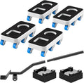 Furniture Dolly with Dual Groove Design: Furniture Sliders with 6 Wheels by KissCore