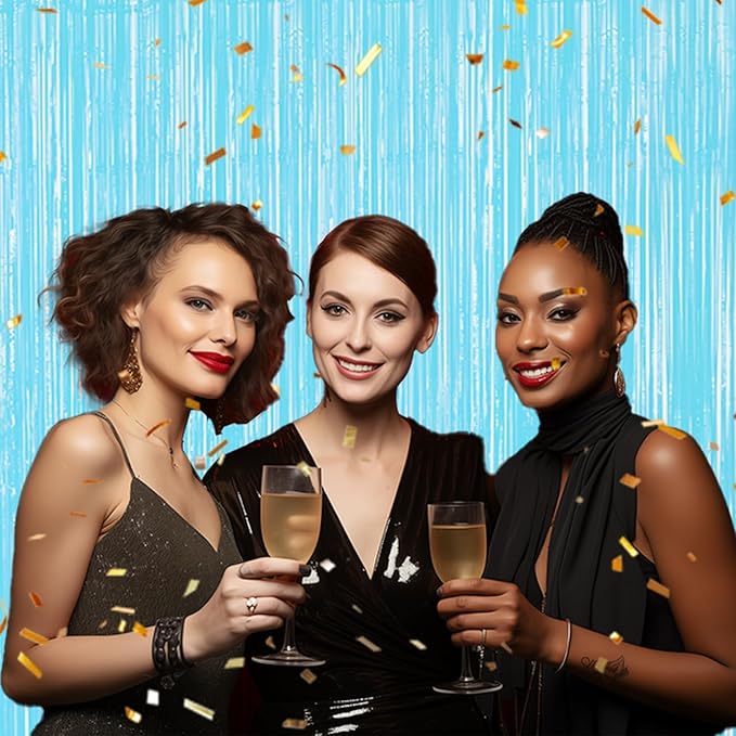 3 Pack Foil Fringe Backdrop - Image 5