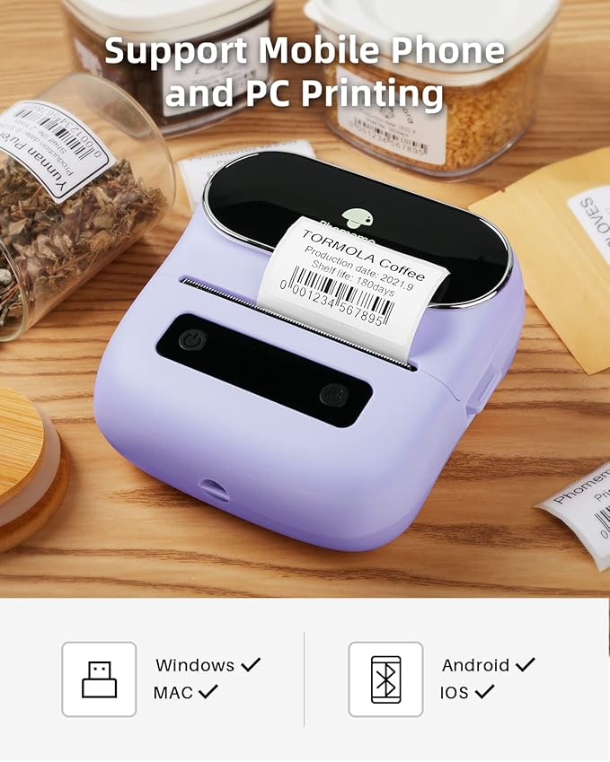 Phomemo Label Maker, Small Business, Portable Label Maker Machine - Image 5