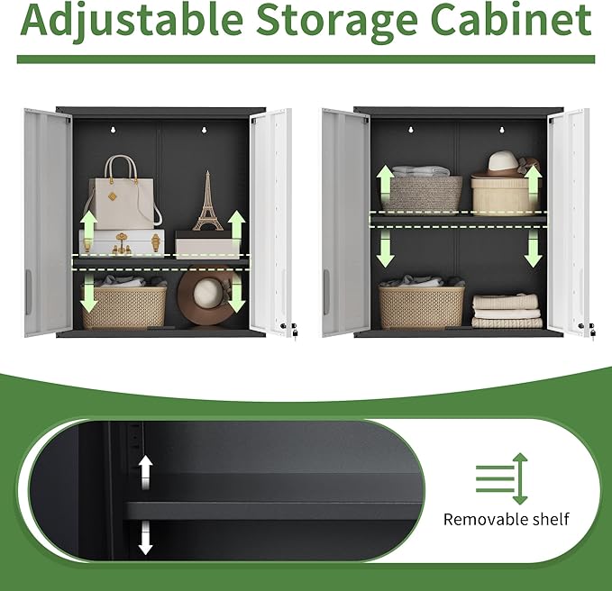 Garage Wall Cabinet Metal Storage Cabinet - Image 5