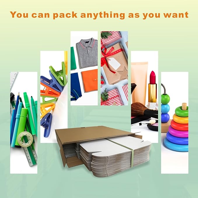150 Pack 9x6x2'' Small Shipping Boxes, Corrugated Cardboard Mailers - Image 5