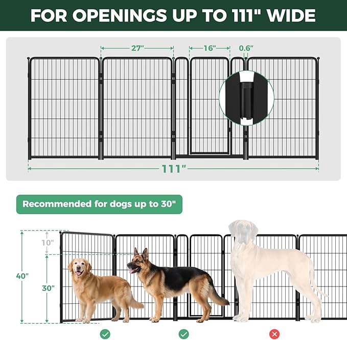 FXW Dog Gate Extra Wide Designed - Image 6
